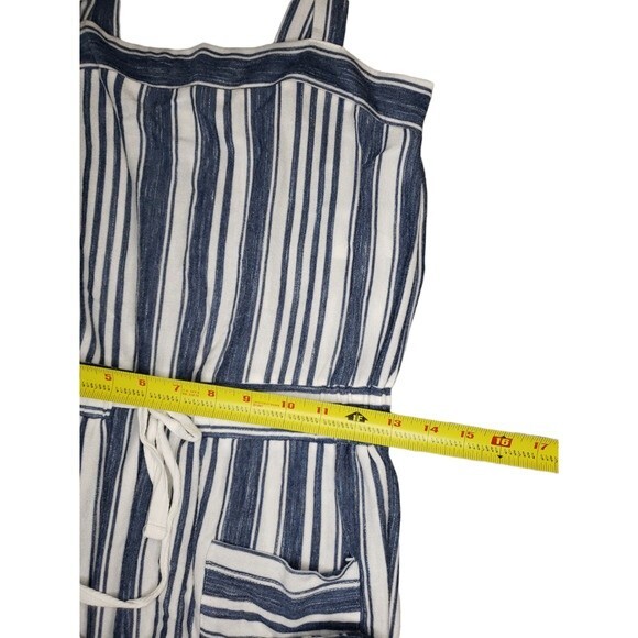 Copper Key Striped Overalls Jumpsuit - small - Picture 8 of 12